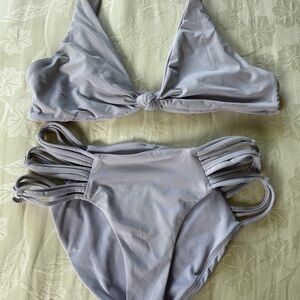 O'Neill Lavender Bikini with Knotted Top